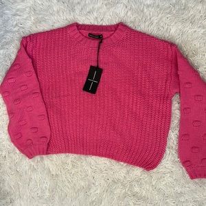 Pink sweater